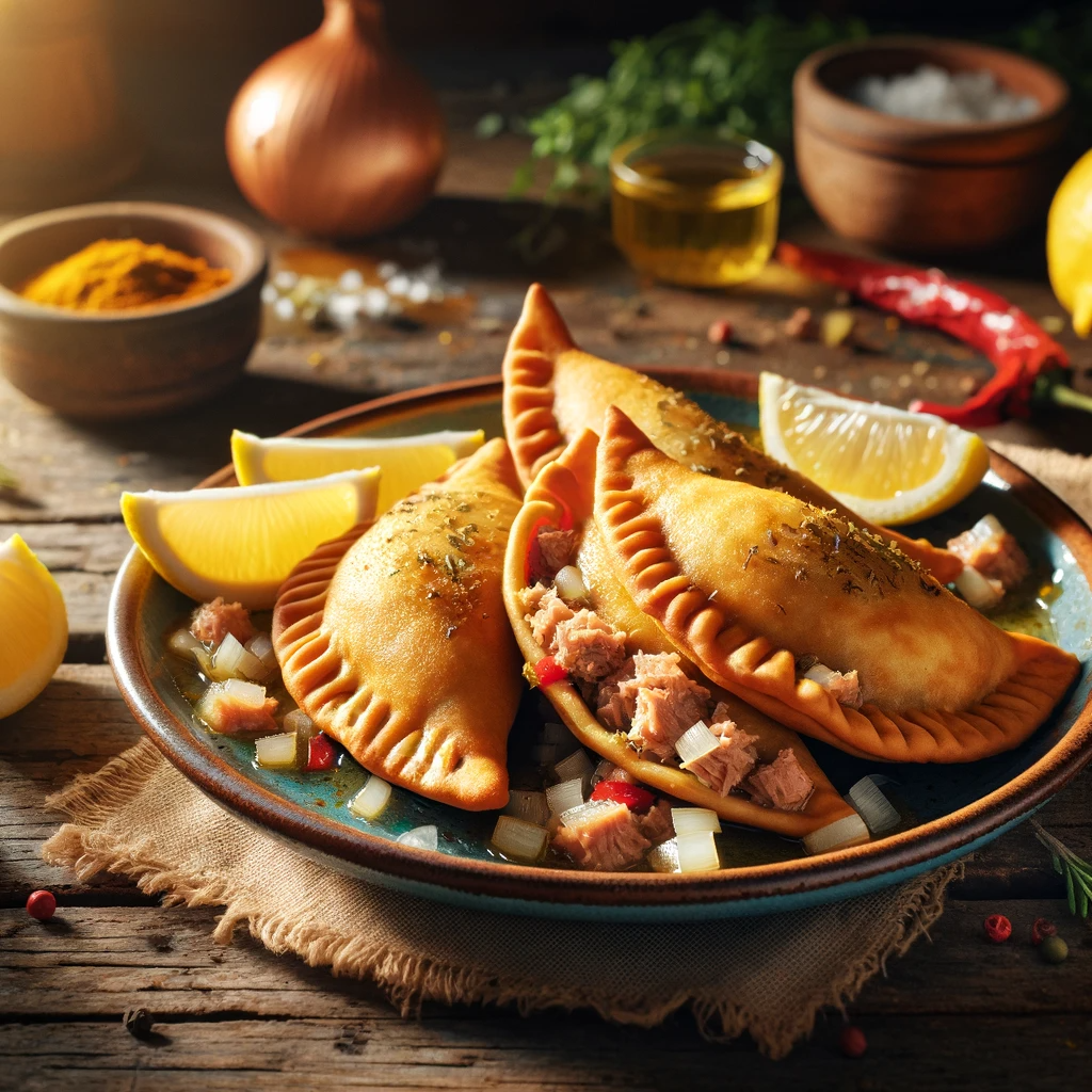 Argentinian Style Tuna Empanadas - Empanadas de Atún fritas