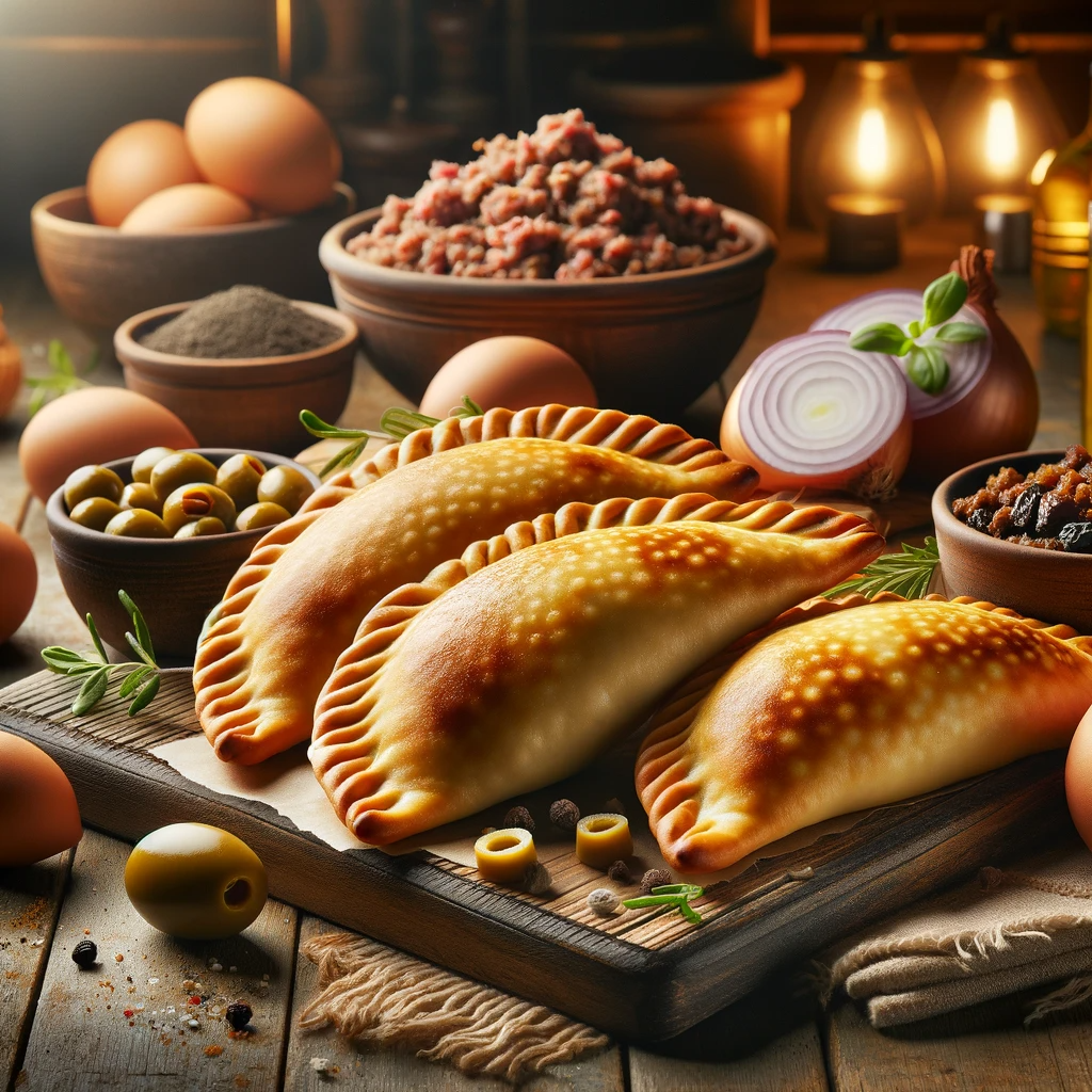 Argentinian Style Beef Empanadas - Empanadas de Carne fritas