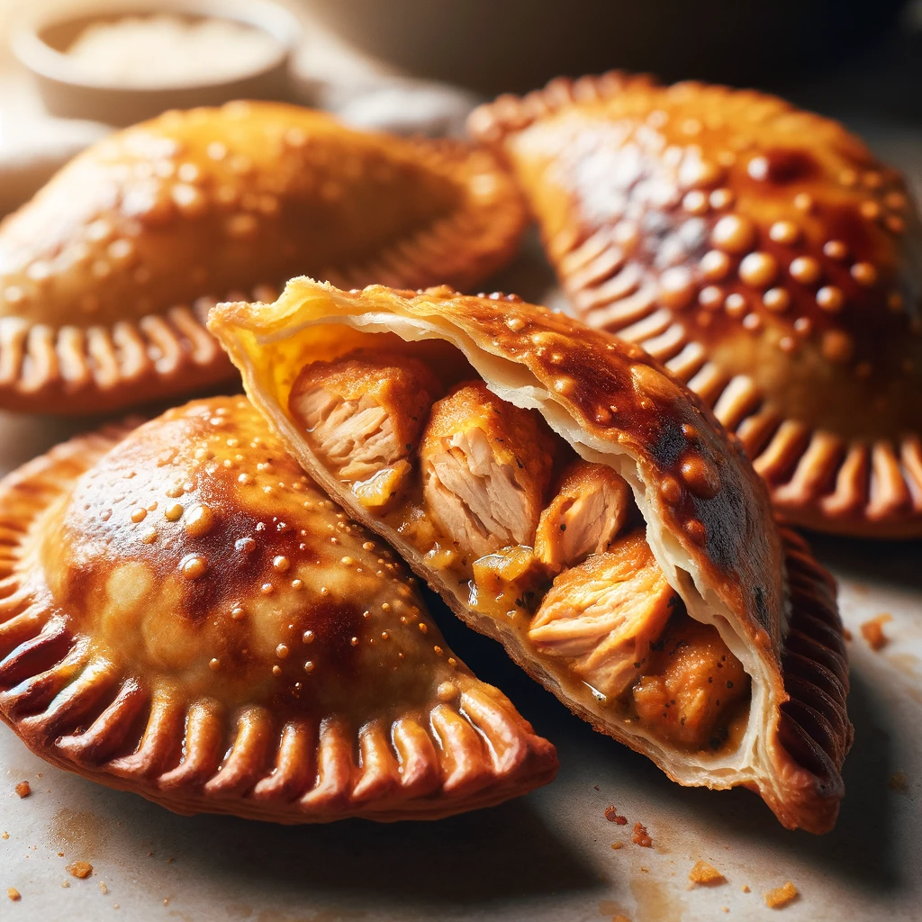 Argentinian Style Chicken Empanadas - Empanadas de Pollo Fritas