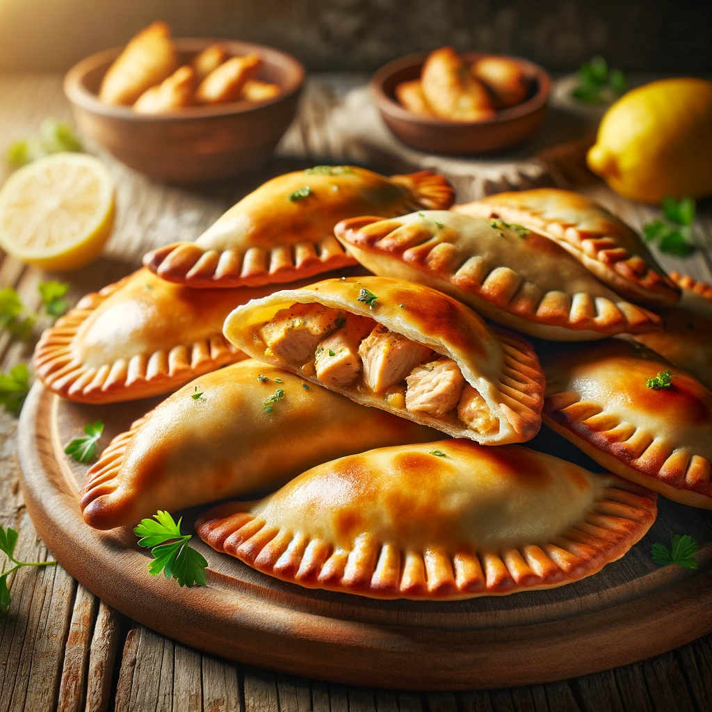 Argentinian Style Chicken Empanadas - Empanadas de Pollo Fritas